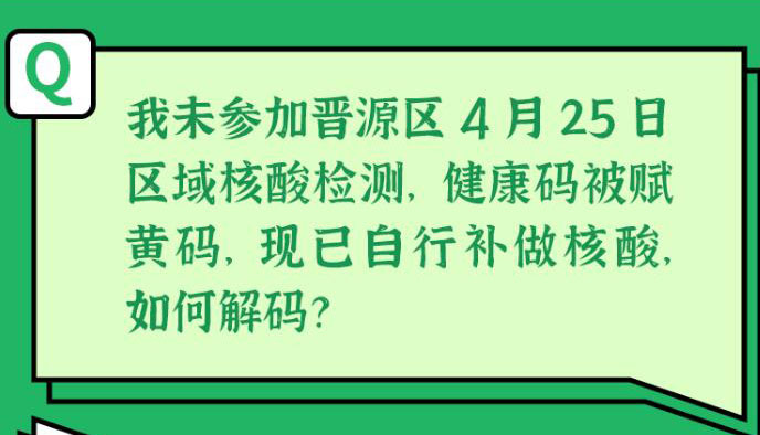 【海报】未参加区域核酸检测将赋黄码！如何解码