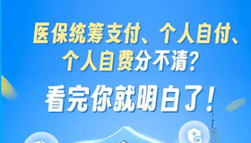 【图解】医保统筹支付 个人自付 个人自费分不清?