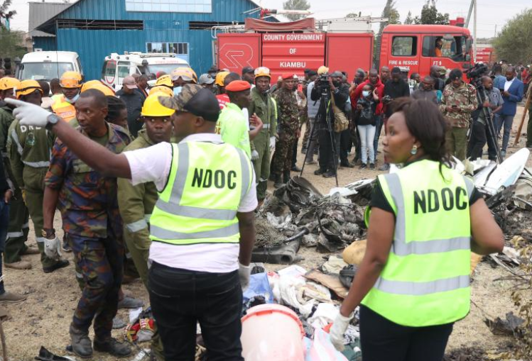 肯尼亚一医疗救护飞机坠毁