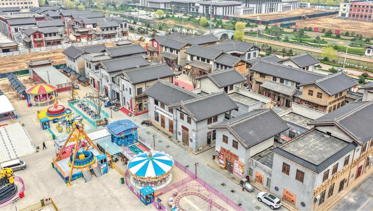 万荣县锦里古街。 配图1